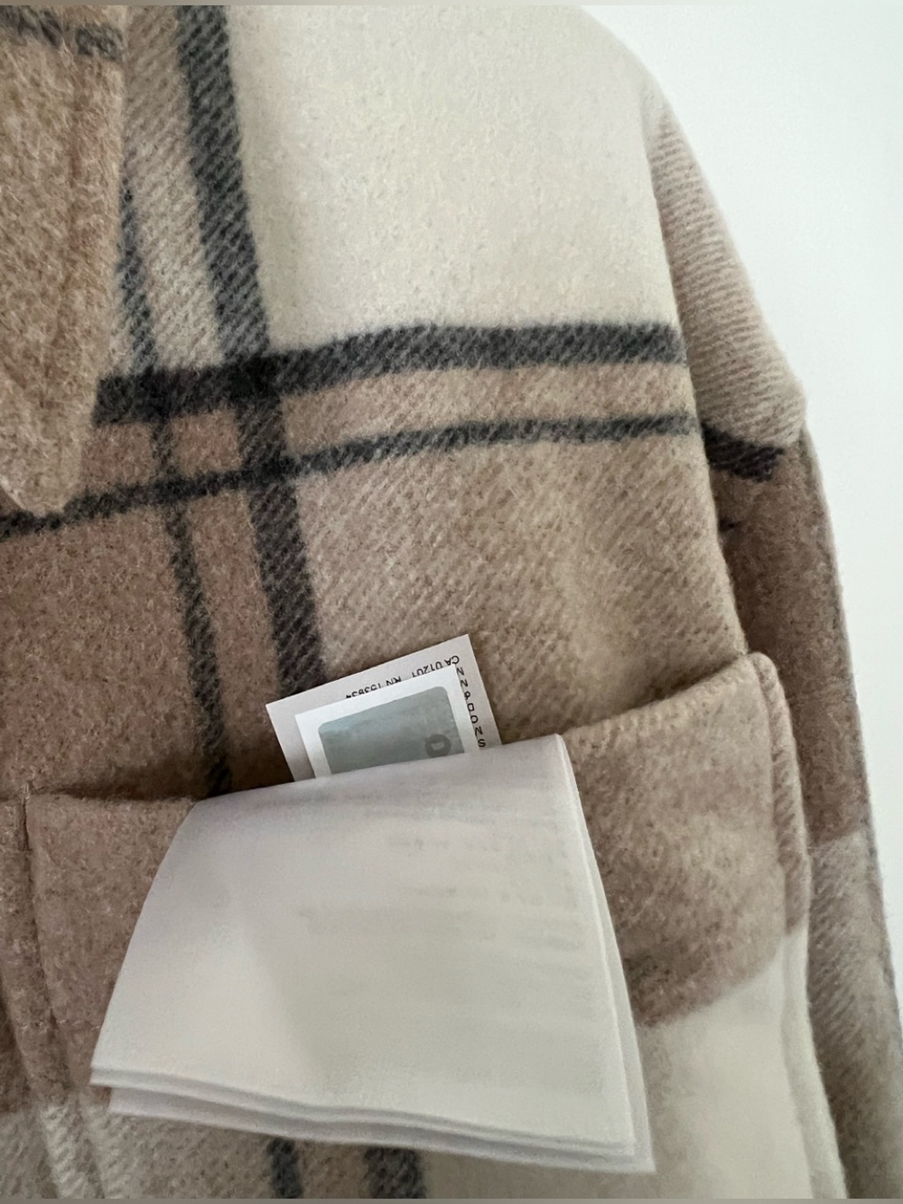 Canada Goose Almandine Cropped Plaid Shirt Jacket - Picture 8 of 9